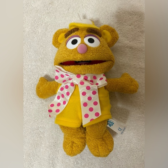 Jim Hensen’s The Muppet Babies, Fozzie Bear Small Beanie Plush - Picture 1 of 8